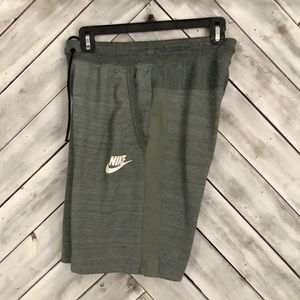 Nike Cotton Lounge Shorts Heathered Green